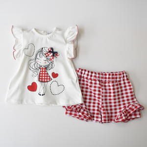 Little Square Girls Casual Set-1