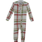 Plaid Christmas Bamboo Toddler Pajamas – Romper