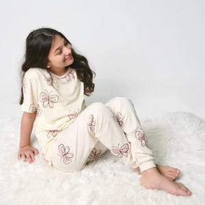 Beauty Butterfly Girls Pyjama Set - Farnelli