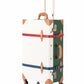 SarahFace 2 Pieces Luggage Sets - Green/Pearl's