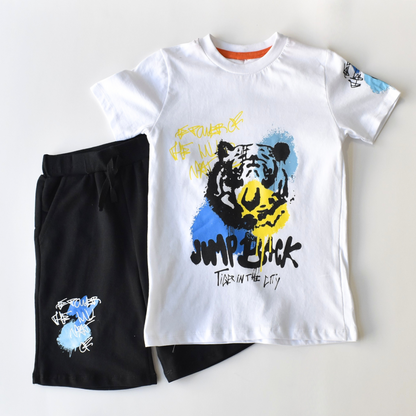 Jump Back Casual Short Set-1