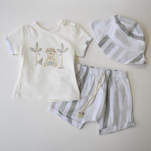 Baby Safari Unisex Short Set - Farnelli
