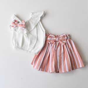 Linen Lily Girls Casual Set - Farnelli