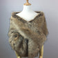 Brown Fur Shawl (Lilian Brw03)