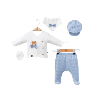 Bowtie Bear Newborn 5PC Set-0