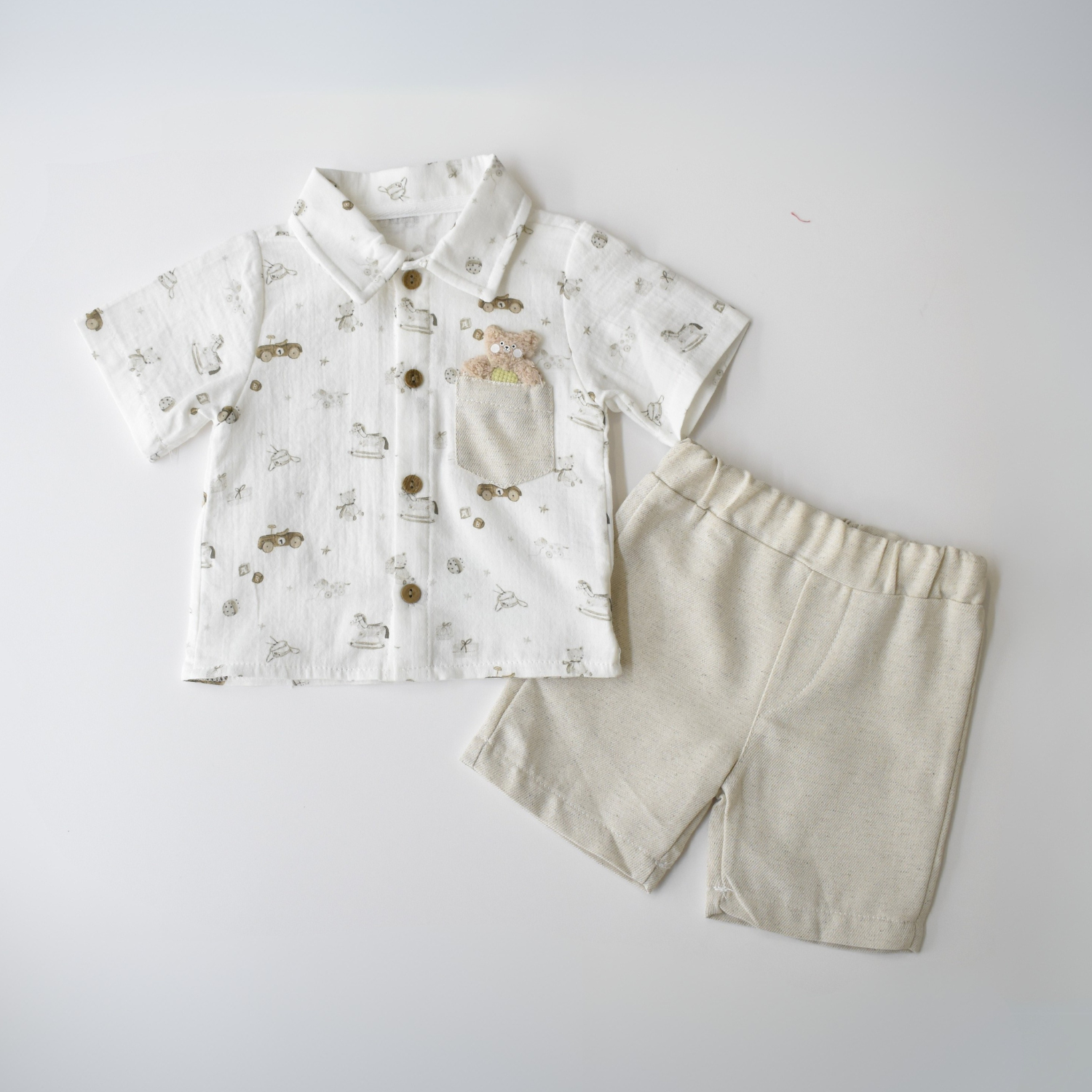 Little Mike Dressy Short Set - Farnelli