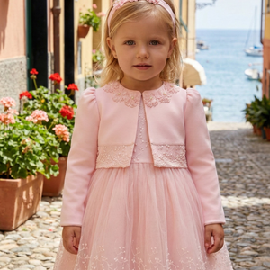 Elara Baby Dress & Bolero-0