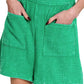 Zenana Woven Double Gauze Acid Washed Romper - Farnelli