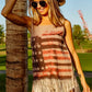 BiBi American Flag Print Knit Sleeveless Top - Farnelli