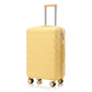 HouseOfZazla 3-piece spinner wheel luggage set with combination locks in assorted sizes
