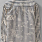 Men's Plus Size Striped Button Up Long Sleeve Shirt - Farnelli
