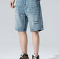 Men's Distressed Denim Shorts - Farnelli