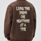 Men's Plus Size Crew Neck Dropped Shoulder Sweatshirt - Farnelli