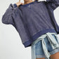 Umgee Mineral Wash French Terry Sweatshirt - Farnelli