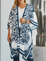 Printed Open Front Cover-Up - Farnelli