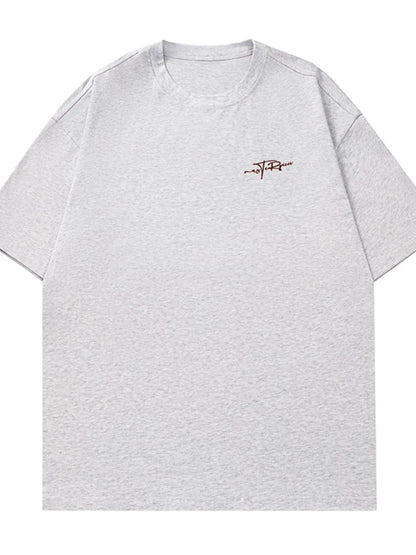 Men's Plus Size Round Neck Half Sleeve T-Shirt - Farnelli