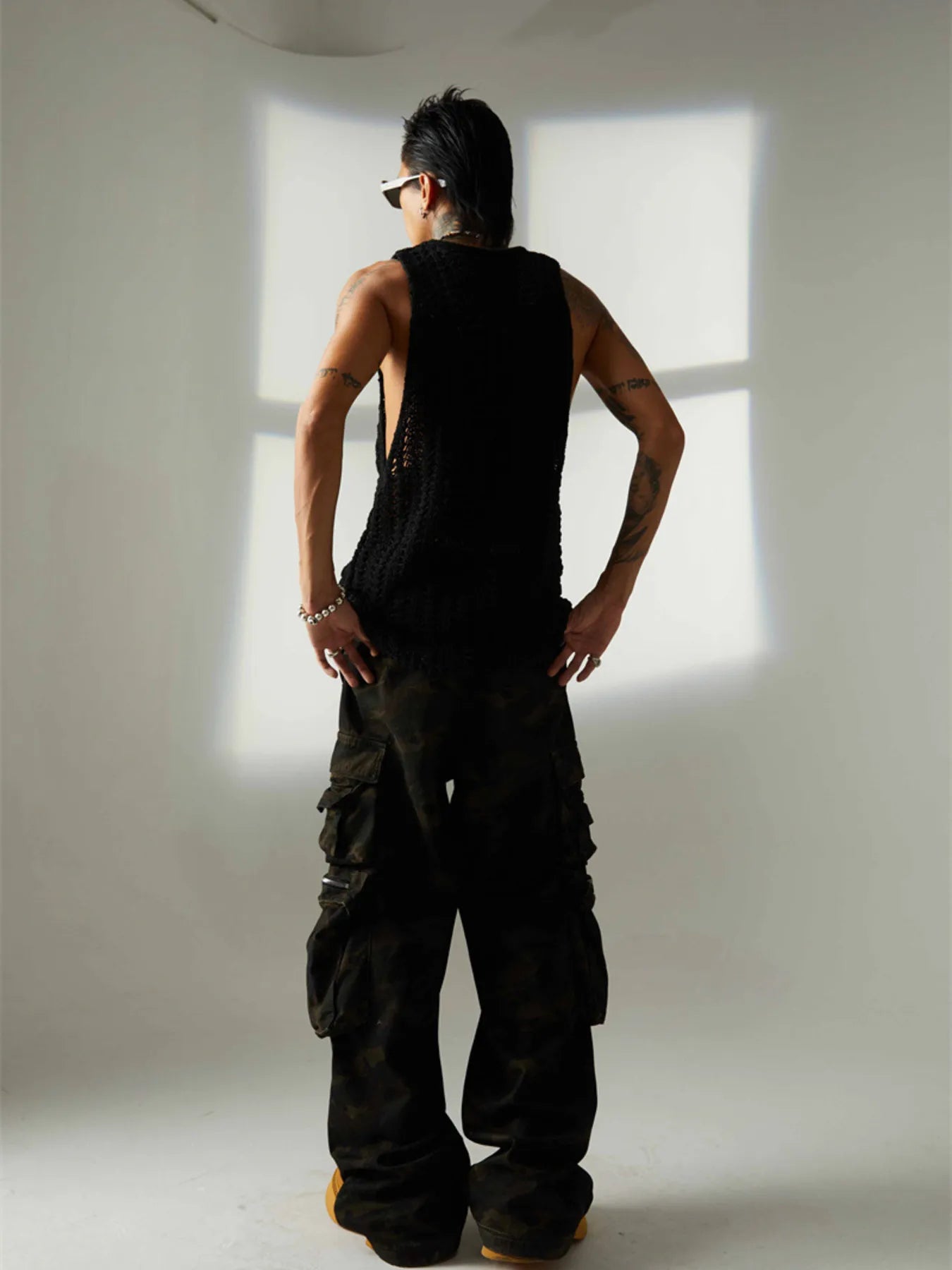 Men's Camouflage Cargo Jeans - Farnelli