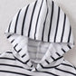 Children's Striped Elephant Hoodie & Pants Set - Farnelli