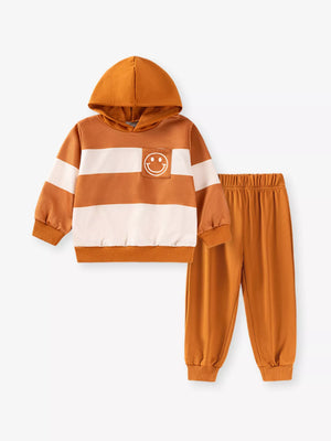 Children's Color Block Hoodie & Pants Set - Farnelli