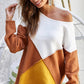 BiBi Color Block Geometric Sweater - Farnelli
