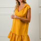 BiBi Ruffled French Terry Hooded Dress - Farnelli