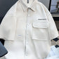 Men's Plus Size Button Up Short Sleeve Shirt - Farnelli