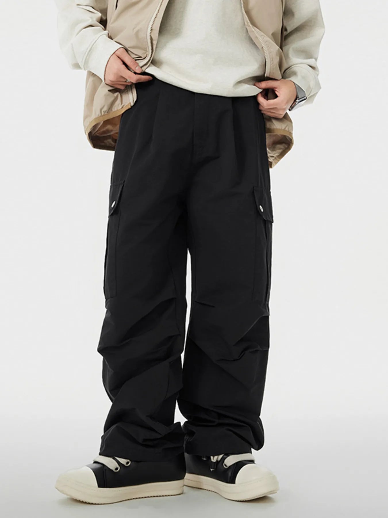Men's Wide Leg Cargo Pants - Farnelli
