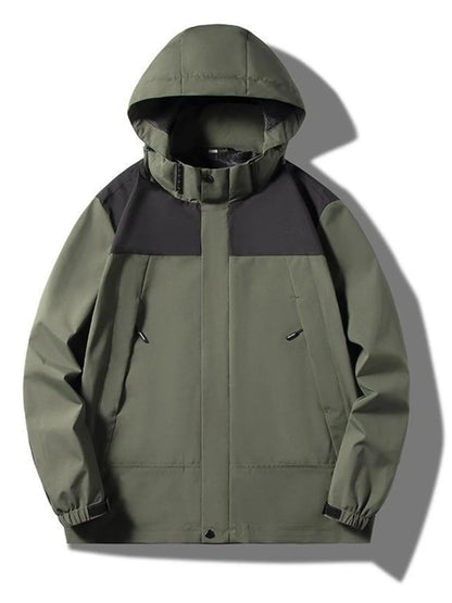 Men's Plus Size Casual Lightweight Hooded Jacket - Farnelli