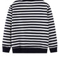 Children's Striped Airplane Applique Crewneck Sweatshirt - Farnelli