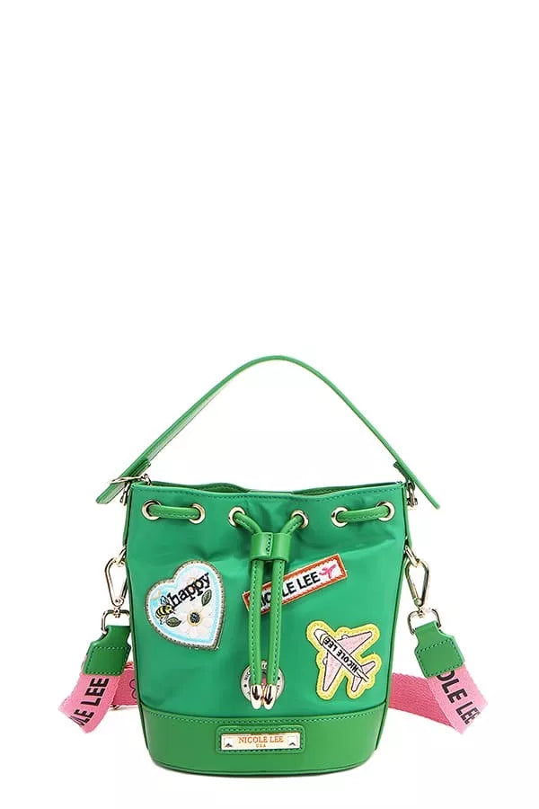 Nicole Lee USA Color Patch Bucket Bag - Farnelli