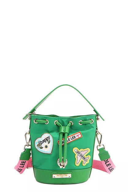 Nicole Lee USA Color Patch Bucket Bag - Farnelli