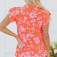 Karla Floral Collared Button Blouse - Farnelli