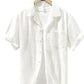 Men's Plus Size Button Up Short Sleeve Shirt - Farnelli