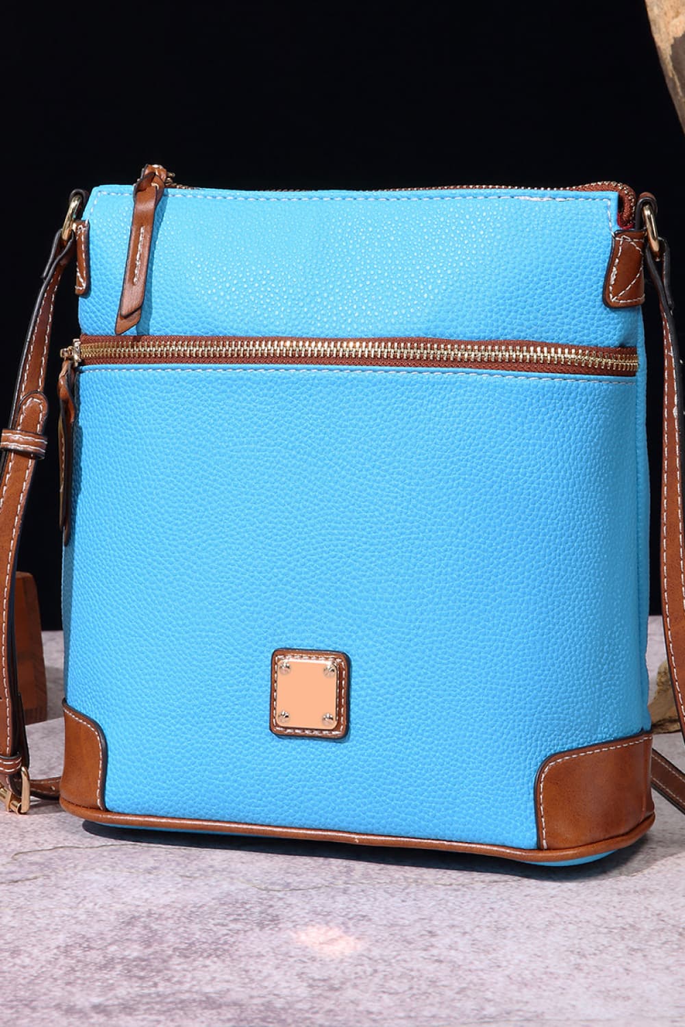 PU Leather Crossbody Bag - Farnelli