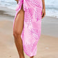 Cutout Sweetheart Neck One-Piece Swimwear and Cover-Up Swim Set - Farnelli