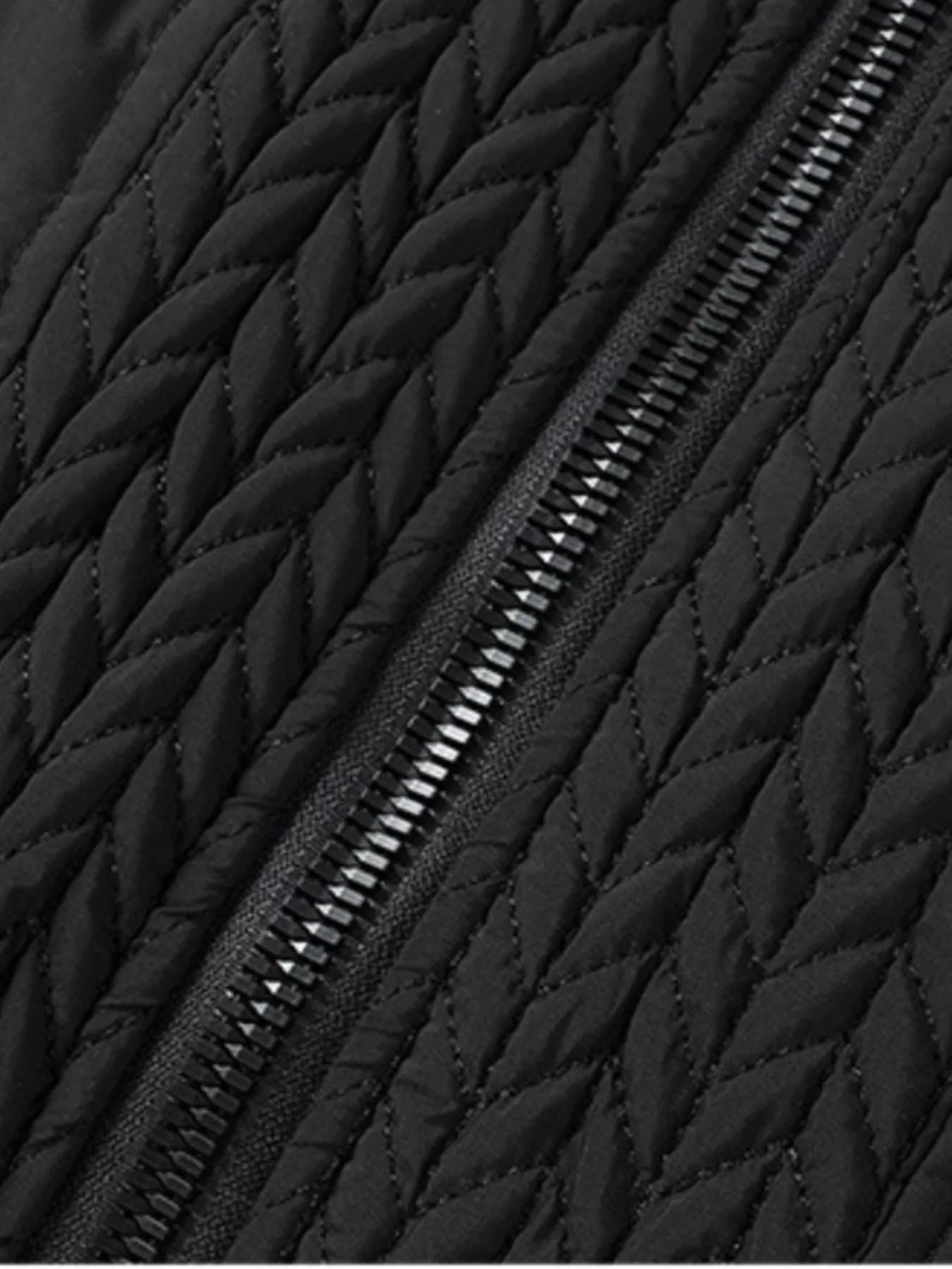 Men's Plus Size Texture Hooded Puffer Jacket - Farnelli