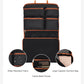 HouseOfZazla 5-piece polypropylene hardside luggage set with spinner wheels
