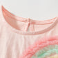 Children's Rainbow Applique Tulle Dress - Farnelli