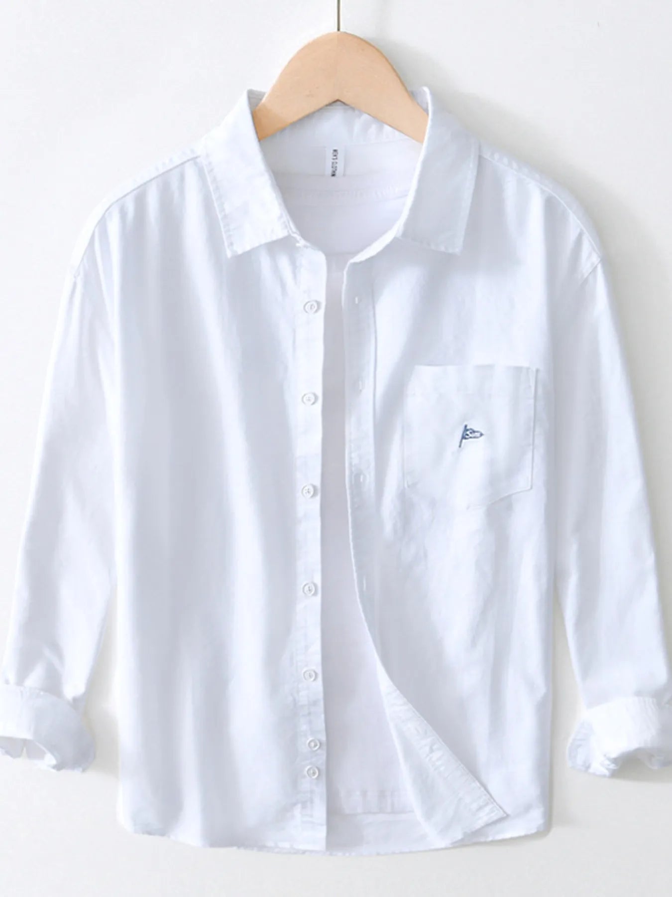 Men's Striped Button Up Long Sleeve Shirt - Farnelli