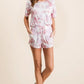 BiBi Tie Dye Print Terry Shorts With Side Pockets - Farnelli