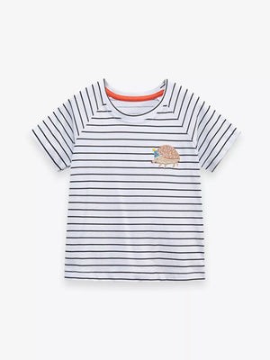 Children's Striped Crew Neck T-Shirt - Farnelli
