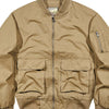 Men's Plus Size Zip Up Bomber Jacket - Khaki