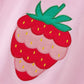 Children's Strawberry Round Neck Tee and Shorts Set - Farnelli