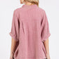 Mittoshop Mineral Wash Gauze Dolman Sleeve Button Down Shirt - Farnelli
