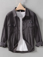 Men's Button Up Long Sleeve Shirt - Farnelli