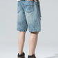 Men's Distressed Denim Shorts - Farnelli