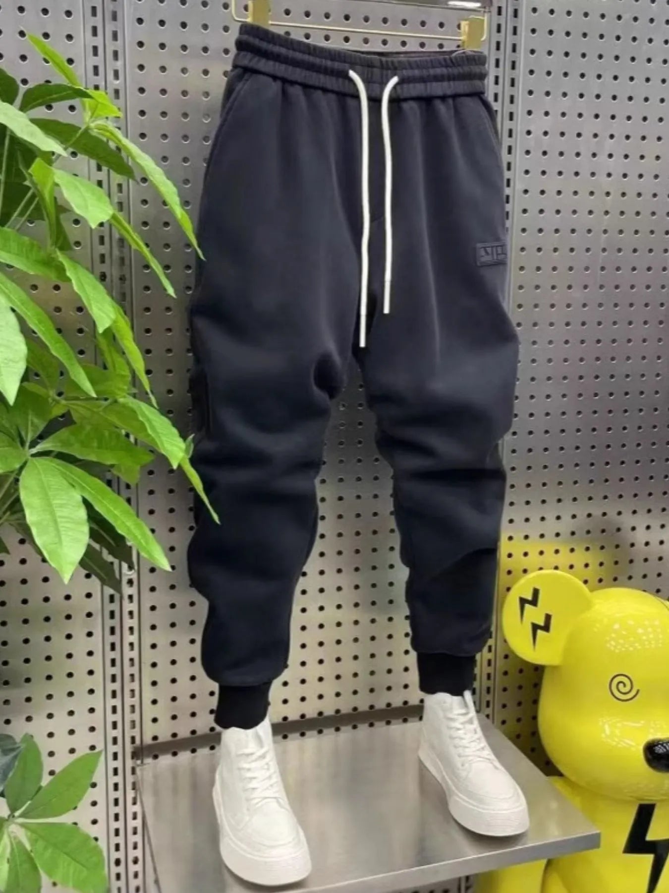 Men's Plus Size Drawstring Cargo Joggers - Farnelli