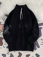 Men's Half-Zip High Neck Sweater - Farnelli