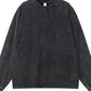 Men's Washed Round Neck Dropped Shoulder Sweatshirt - Farnelli