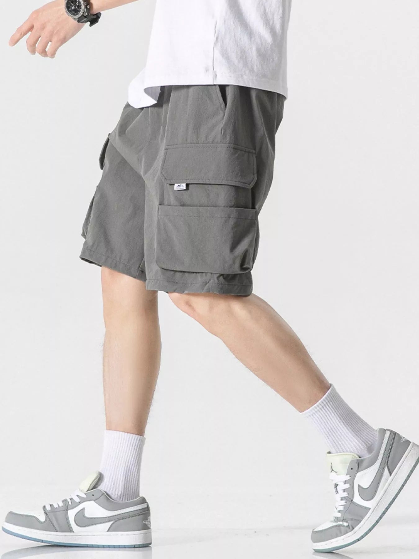 Men's Plus Size Loose Fit Cargo Shorts - Farnelli